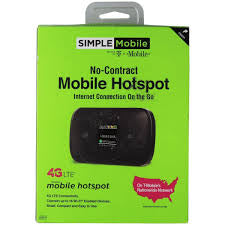 Simple mobile hotspot (first month Free)